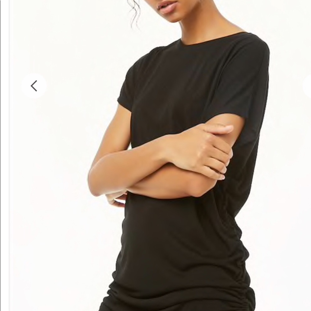Active Ruched Cutout T-shirt - Picture 2 of 4